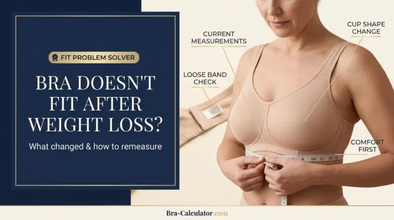 Bra Doesn't Fit After Weight Loss? What Changes & What to Do