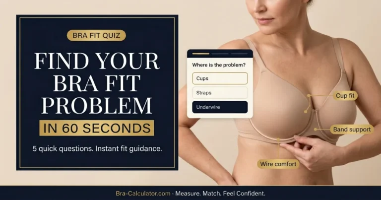 Bra Fit Quiz: Find Your Fit Problem in 60 Seconds
