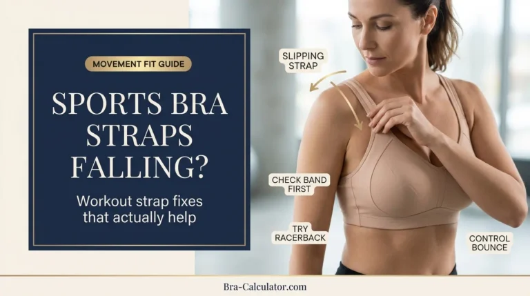 Bra Straps Falling Off During Workout? Sports Bra Fixes