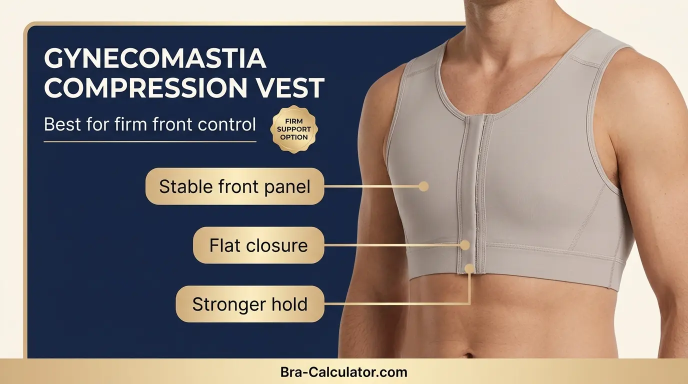 Gynecomastia compression vest buying guide for firm chest support
