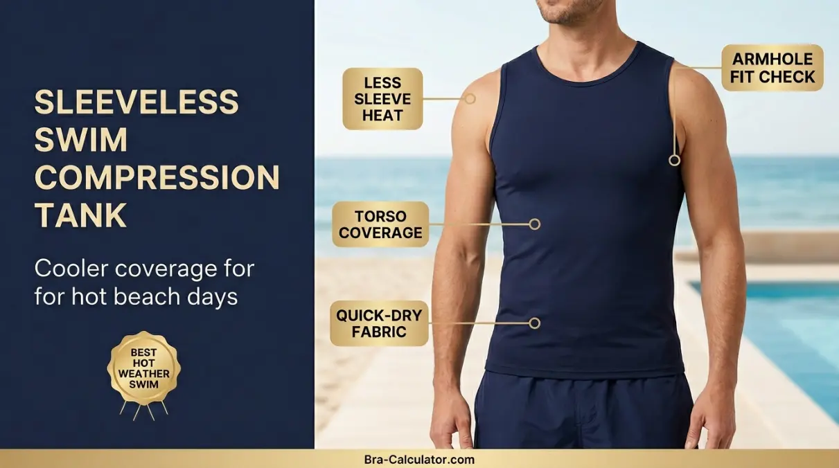 Gynecomastia support for swimming waterproof rash guard and swim compression options guide