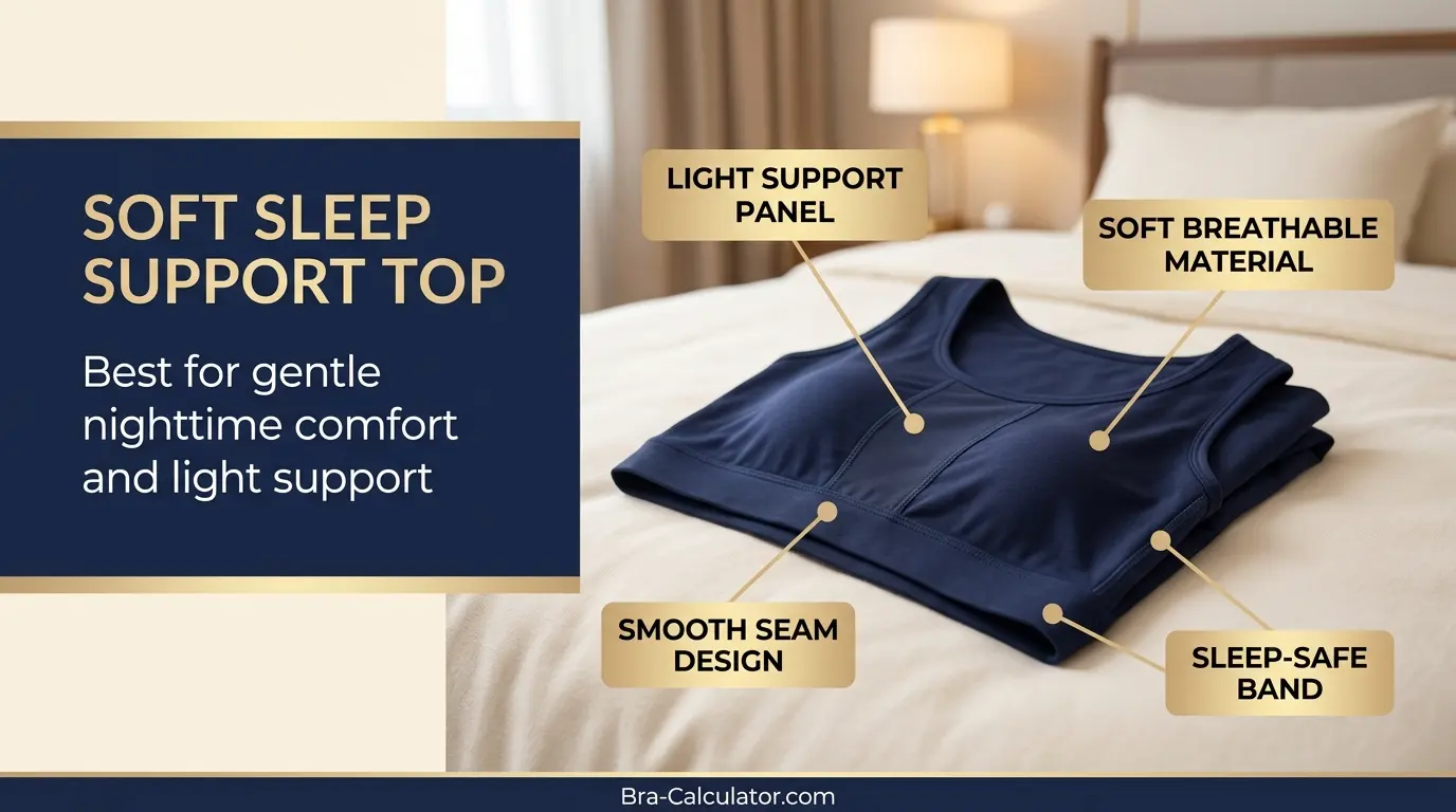 Light compression undershirt for sleeping with gynecomastia