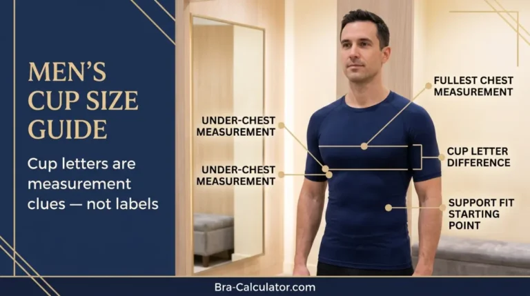 Men’s Cup Size Guide: What Cup Letters Mean for Gynecomastia