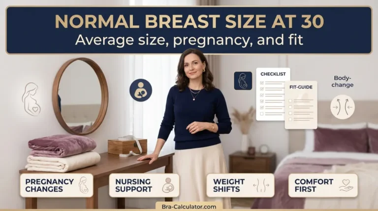 Normal Breast Size for a 30 Year Old