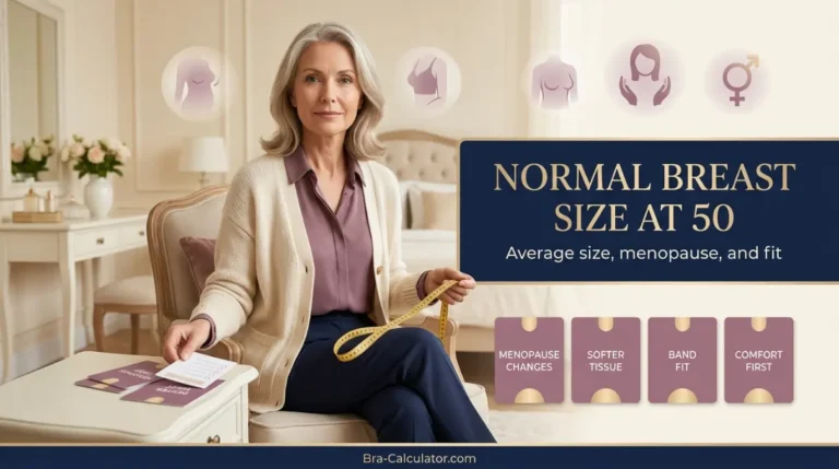 Normal Breast Size for a 50 Year Old