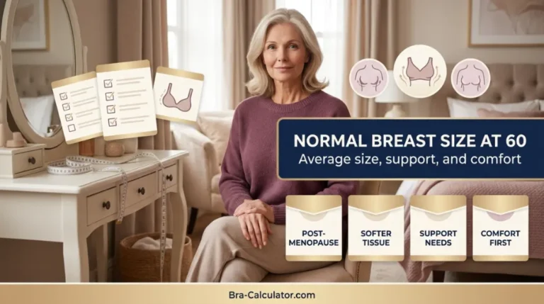 Normal Breast Size for a 60 Year Old