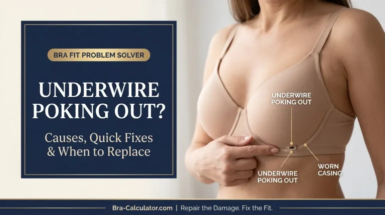 Underwire Poking Out of Bra: Causes & What to Do
