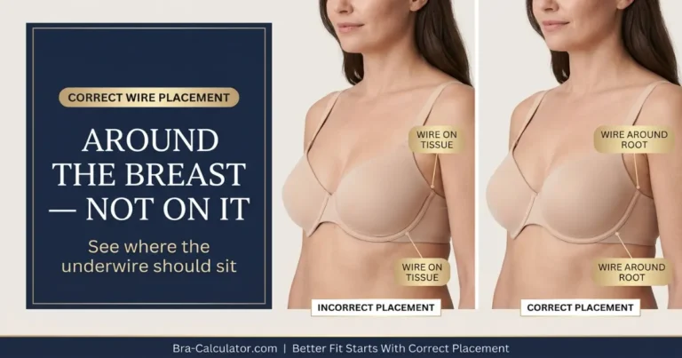 Underwire Sitting on Breast Tissue: Correct Placement & Fix
