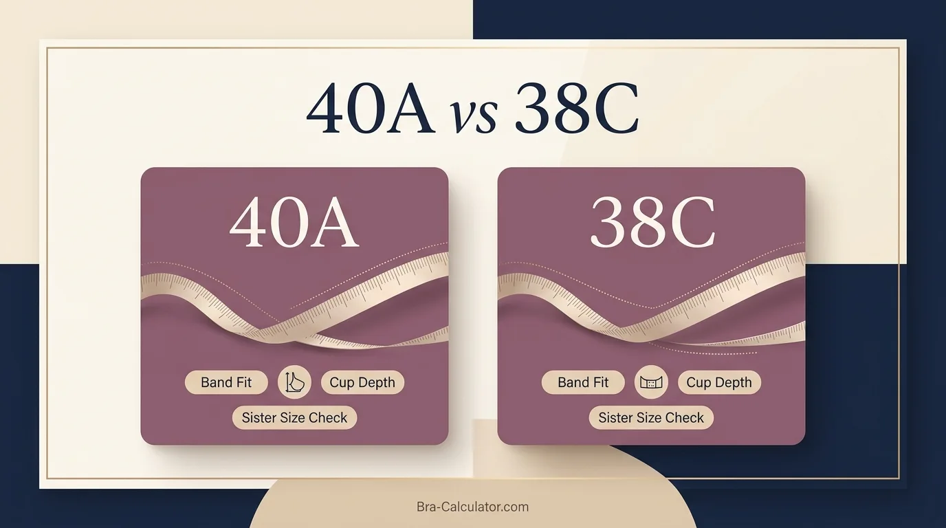 40A vs 38C premium bra size comparison hero graphic