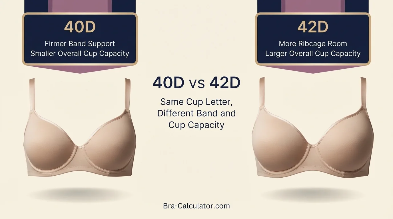 40D vs 42D comparison hero graphic with premium navy and gold styling