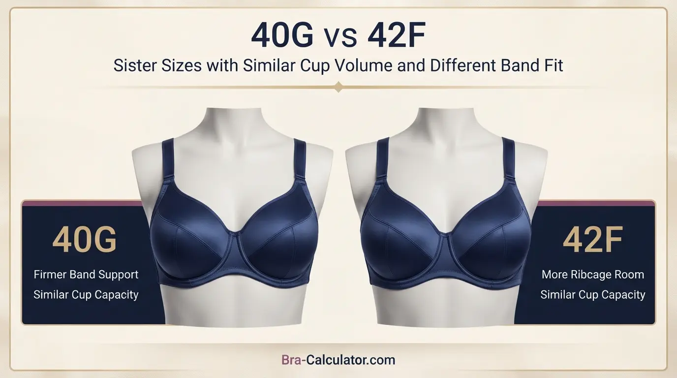 40G vs 42F comparison hero graphic with premium navy and gold styling