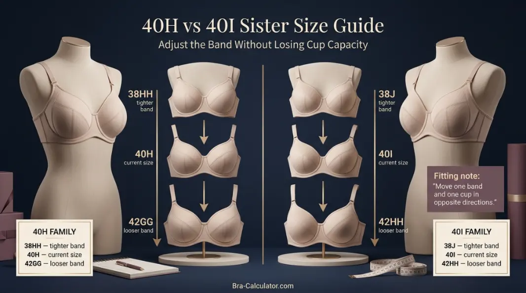 40H vs 40I sister size alternatives diagram