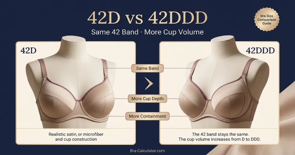 42D vs 42DDD comparison hero graphic with premium navy and gold styling