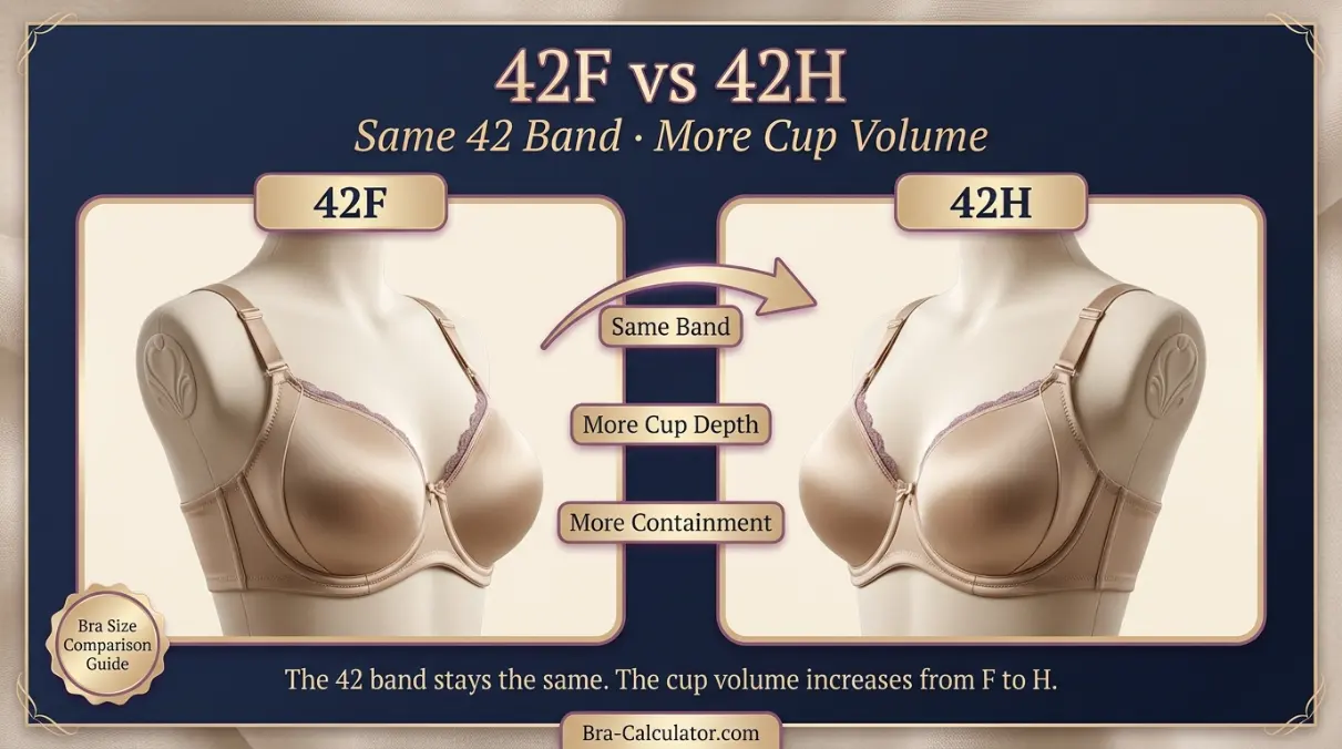 42F vs 42H comparison hero graphic with premium navy and gold styling