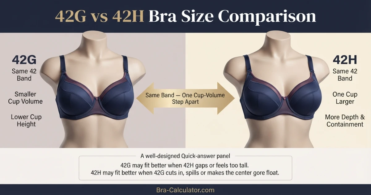 42G vs 42H comparison hero graphic with premium navy and gold styling