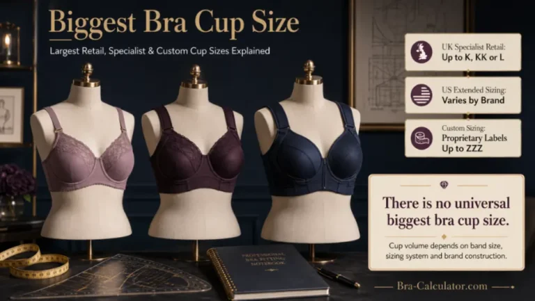 Biggest Bra Cup Size: Largest Retail & Custom Cup Sizes