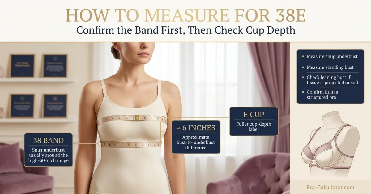 38E measurement logic with underbust full bust and cup difference explained
