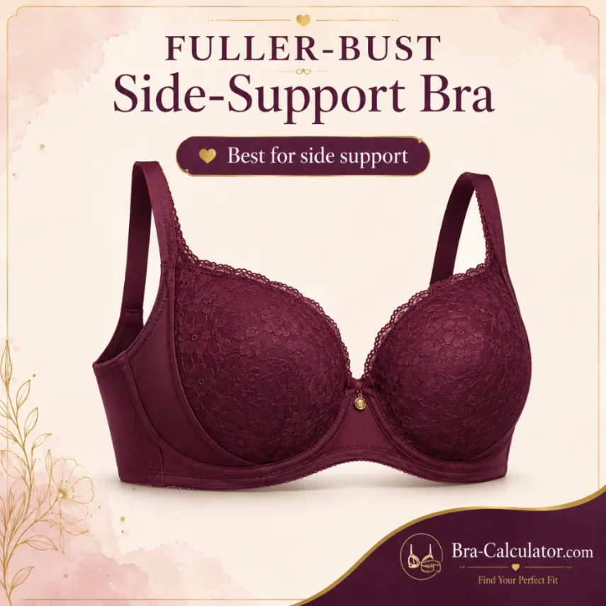 Fuller-Bust Side-Support Bra recommended for comparing 38G vs 38H