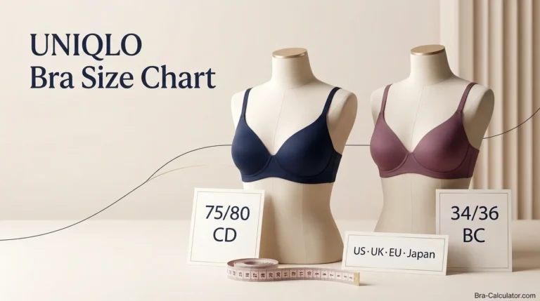 UNIQLO Bra Size Chart & Conversion Guide