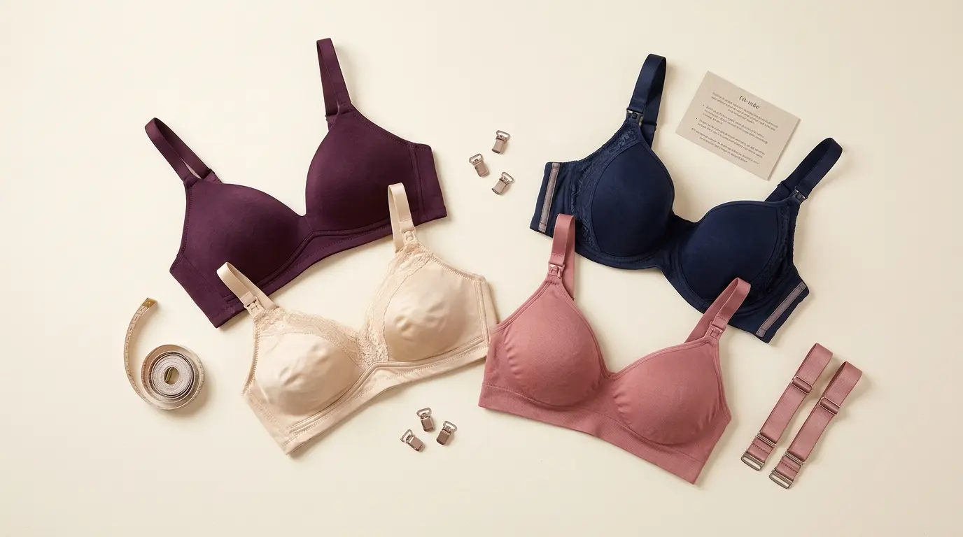 plus size nursing bras for DD+ and fuller bust fitting guide