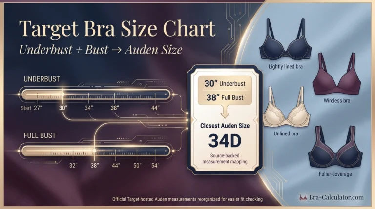Target Bra Size Chart