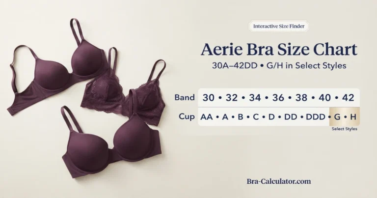 Aerie bra size chart