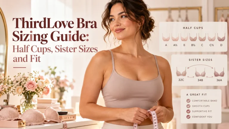 ThirdLove Bra Sizing Guide: Half Cups, Sister Sizes and Fit