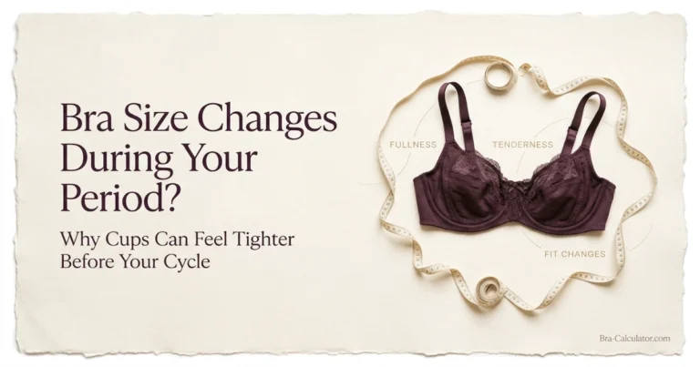 bra size changes during period