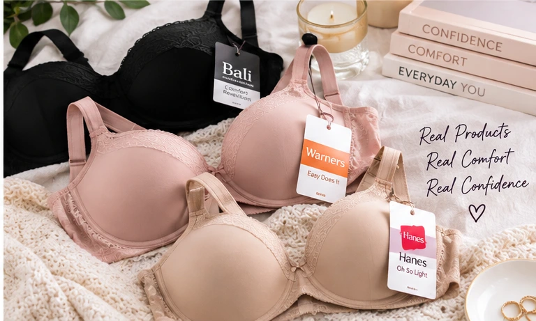 Soft measuring tape and bra fitting notes showing how to remeasure bra size after weight change